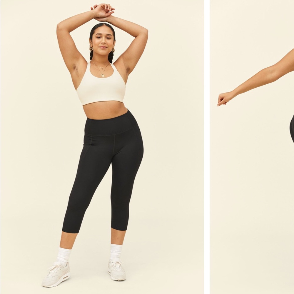 Girlfriend collective compression crop leggings